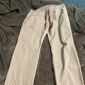 Cement grey Figs cargo scrub  pant